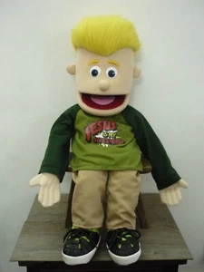 SILLY PUPPETS Jesus Is My Superhero Ventriloquist Style Hand Glove Puppet 71cm - Picture 1 of 9