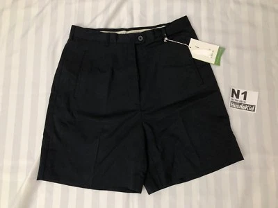 NEW Cutter & Buck Shorts Women Size 6 NWT Black Pleated Front Golf Pockets🔥N1 - Image 1 of 4
