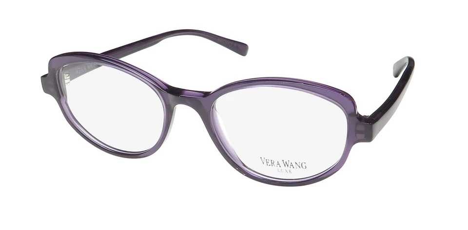 VERA WANG LUXE THASIA CAT EYE EYEGLASS FRAME/GLASSES HANDMADE IN ITALY OPTICAL - Imagem 1 de 1