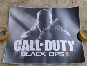 SELTENES LAMINIERTES POSTER CALL OF DUTY BLACK OPS 2, VIDEOSPIELLADEN, 24,5" x 19,75" - Bild 1 von 1
