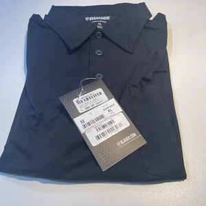 Blauer BICOMPONENT POLO SHIRT WITH POCKET Dark Navy Size XL - Picture 1 of 2