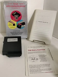 Commodore 64 Computer Telelearning Modem Cartridge Model 6003 A Made in Taiwan - Picture 1 of 16