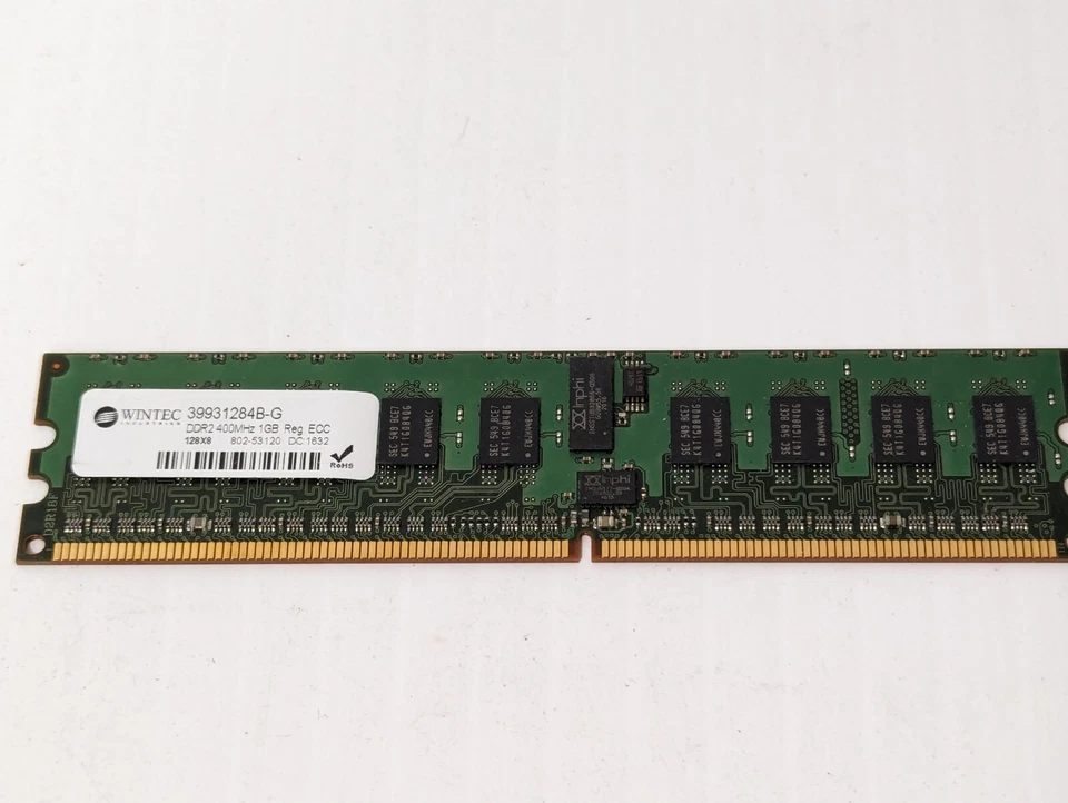 Wintec 39931284B-G 1GB DDR2 ECC - Image 1 of 3