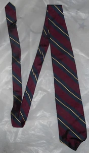 Corbata Bert Pulitzer para Lord & Taylor de seda a rayas anchas 55" de largo - Imagen 1 de 3