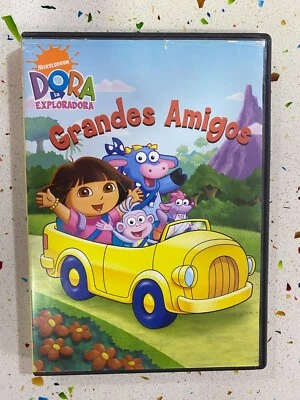 DORA LA EXPLORADORA DVD GRANDES AMIGOS ESPAÑOL INGLES FRANCES ALEMAN HOLANDES - Imagen 1 de 3