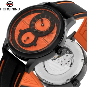 Forsining Uhr Casual Herren Automatik Mechanische Armbanduhr für Militär Sport - Bild 1 von 17