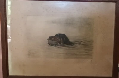 Lithographie Léon Danchin - Photo 1/3