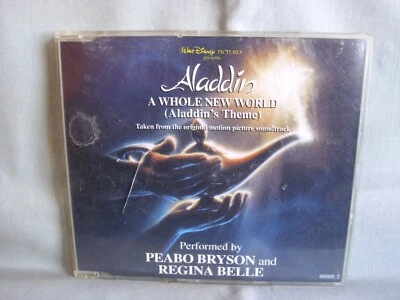 Aladdin- A Whole New World(Theme)- P.Bryson & R.Belle- 4-Track-MCD- diff.Version - Bild 1 von 2