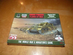 RARE! "FLAMES OF WAR : PANZER IV H PLATOON" neuf, mais pas sous plastique - Picture 1 of 2