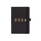 Portable Monthly&Weekly Diary Book A5 2024 Calendar Notebook
