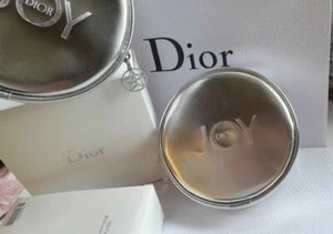 Dior Silver JOY Round Cosmetic Bag Super Hot Clutch Bag - Picture 1 of 10