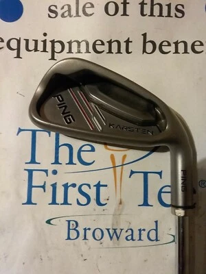 Ping Karsten Yellow 7 Iron Regular Steel Shaft +1/2 Inch (Demo club) - Image 1 of 4