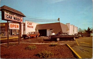 Postal The Rain Tunnel lavado de autos North Babylon Long Island Nueva York NY - Imagen 1 de 2