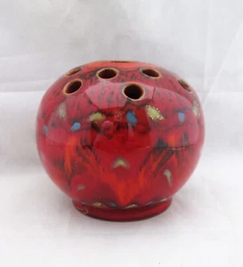 1970’S LA MAGA SANTO STEFANO POTTERY, SICILY, POSY VASE/POTPOURRI HAND PAINTED - Picture 1 of 11