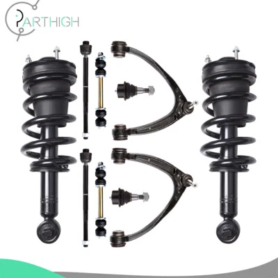 For 2007-2014 GMC Yukon Xl 1500 Front Struts Control Arms Ball Joints Tie Rods Foto 1 de 4