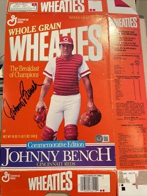 Vintage Commemorative Edition Johnny Bench Autographed Reds HOF Beckett - Image 1 of 4