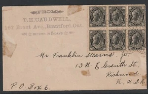 CANADÁ 1898, HERMOSA PORTADA, ¡VER!! - Imagen 1 de 2