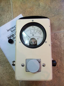 Bird 43 Thruline Wattmeter Watt Element Slug Reading Meter / SEHR SCHÖN - Bild 1 von 4