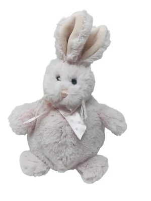 BEARINGTON Baby Plush Pink Potbelly Bunny Rabbit 8" Soft Stuffed Animal Toy - Image 1 of 4
