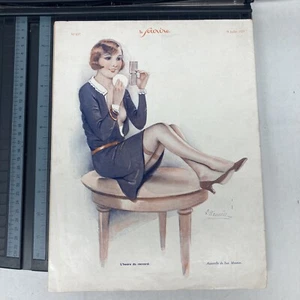 Le Sourire Magazine 1929 Erotica Nude Antique Ads Mermaids French Risqué - Picture 1 of 12