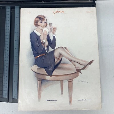 Le Sourire Magazine 1929 Erotica Nude Antique Ads Mermaids French Risqué - Image 1 of 4