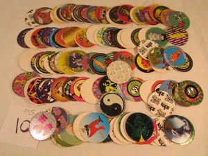 Lote de 100 gorras Misc SMACK N SMACK DÉCADA DE 1990 POGS STREET KAPS Big Joe ROC [Y115A10] - Imagen 1 de 1