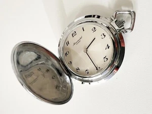Monumental - Pocket Watch 17 Jewels Incabloc 42mm 70-80s - NOS - Swiss Made - Picture 1 of 7
