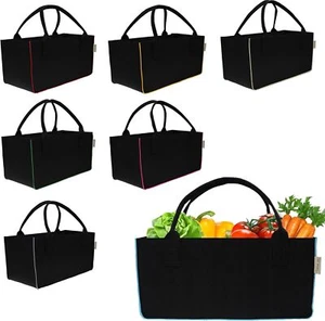 Filztasche Einkaufstasche Kaminholztasche Kaminholzkorb Filz Organiser - Bild 1 von 13