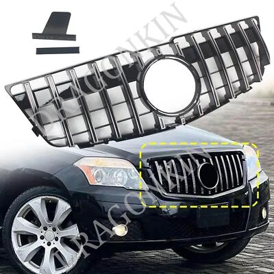 Grelha estilo GTR prata para Mercedes-Benz X204 GLK350 GLK300 GLK280 2008-2012 - Imagem 1 de 4