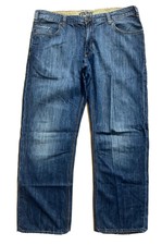 Mavi Jeans Marco Straight Leg Denim Jeans Size 38 X 32 Medium Wash Men's