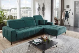 Iwaniccy Livorno Longchair Sofa in Cord Lincoln 168304 / 255 - L Cord LAGERWARE - Bild 1 von 2