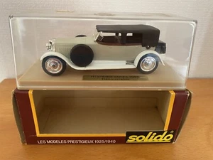 HISPANO SUIZA DECOUVRABLE 1926 SOLIDO 1/43 - Picture 1 of 5