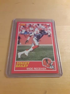 1989 Score #135 STACEY BAILEY Atlanta Falcons Football Card, WR, Offense. (NM) - Picture 1 of 2
