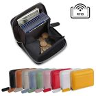 PU Leather Credit Card Holders Soild Color Business Card Case