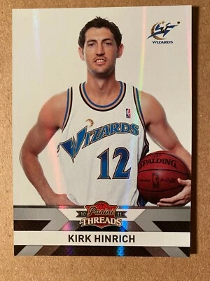 KIRK HINRICH - 2010-11 Panini Threads Century Proof Silver #86   /199  WIZARDS  - Image 1 of 2