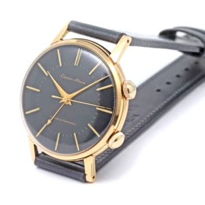 Citizen Alarm 4H 15710 VINTAGE ANTIQUE wristwatch 15710 Original Black Dial - Picture 1 of 9