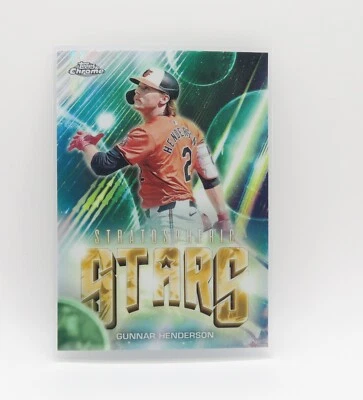 2024 Topps Chrome Update Series - Stratospheric Stars #SSC-22 Gunnar Henderson - Image 1 of 2