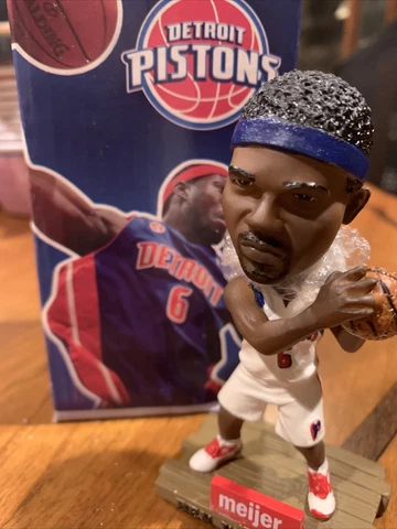 meijer promo BEN WALLACE #6 NBA Detroit Pistons Mini Bobblehead Let’s Go To Work Cover