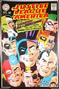 JUSTICE LEAGUE OF AMERICA #61 VF 1968 Superman Batman Wonder Woman DC Comics - Picture 1 of 6