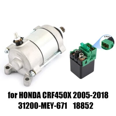 Starter Motor Solenoid Relay For Honda CRF450 CRF450X 2005-2018 31200-MEY-671  - Imagem 1 de 4