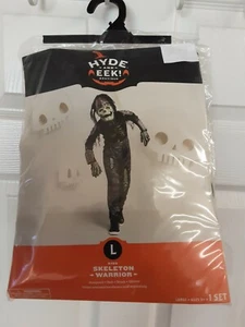 Hyde And Eek! Child's Skeleton Warrior Halloween Costume/Cosplay Size L (12-14) - Picture 1 of 6