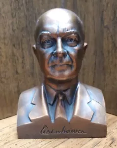 Vintage Dwight D. Eisenhower Bust Banthrico Coin / Money Bank Chicago - Picture 1 of 5