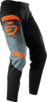PANTALONI PANT CROSS ENDURO SHOT DEVO ROLL BLACK ORANGE NERO ARANCIO TG 28 - Imagen 1 de 4