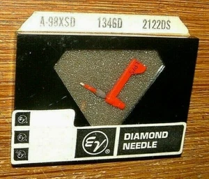 Stereo Turntable NEEDLE EV2122DS for ASTATIC N56 153, 5050DS PS74 AC356 163-DS73 - Picture 1 of 12