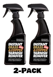 FLITZ Instant Brass & Copper Tarnish Remover 2 Pack BC 01806 (SEE VIDEO) - Picture 1 of 9