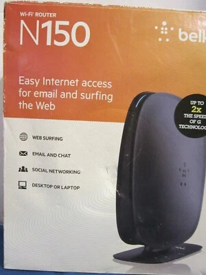  Belkin N150 150 Mbps 4-Port 10/100 Wireless N Router (F9K1001) - Image 1 of 4