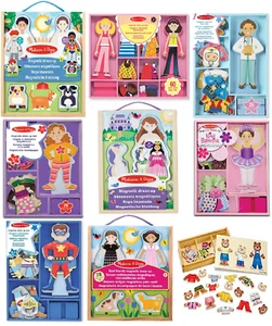 Melissa & Doug Magnetic Wooden Dress-up play set  Pretend Puzzle  - Picture 1 of 27