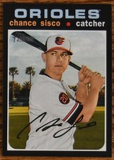 2020 Topps Heritage #357 Chance Sisco Baltimore Orioles