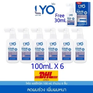 6 X 100 ml. LYO Tónico Cabello Anti-Pérdida y Fortalecimiento Nuevo Crecimiento Cabello Libre 30ml. - Imagen 1 de 24