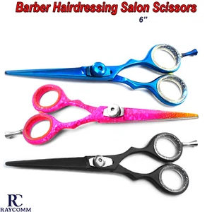 Barber Salon Hair Scissors Styling Trimming Hair Shaving Razor Mustache Style CE - Picture 1 of 7